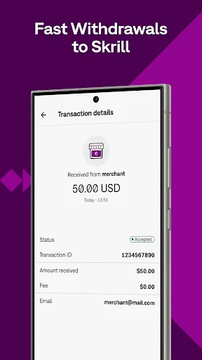 Skrill - Fast, secure payments screenshot