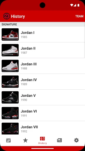 J23 - Jordan Release Dates screenshot