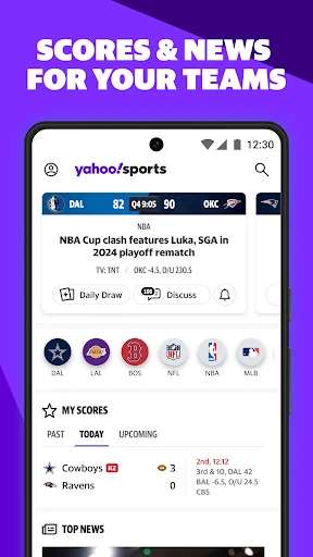 Yahoo Sports: Scores & News screenshot