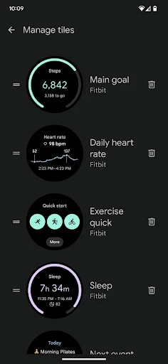 Google Pixel Watch screenshot