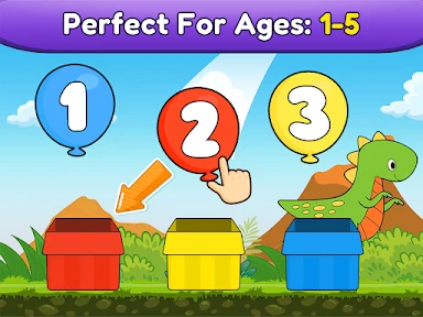Balloon Pop Kids Learning Game screenshot
