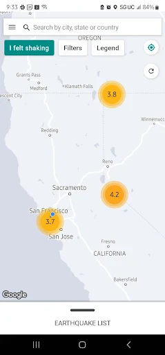 MyShake Earthquake Alerts screenshot