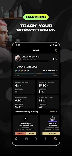 theCut: Barbershop Booking screenshot