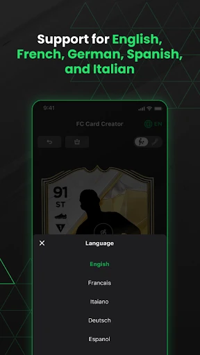 FUT 25 Card Creator screenshot