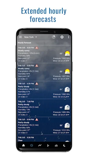 Transparent clock weather Pro screenshot