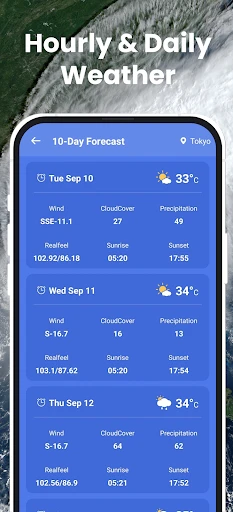 Daily Weather Launcher - Radar screenshot