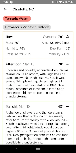 RadarX: Weather Radar/Forecast screenshot