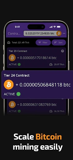 Bitcoin mining - Crypto Miner screenshot