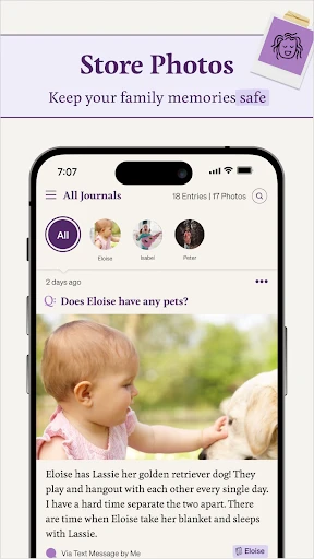 Qeepsake: Family & Baby Book screenshot