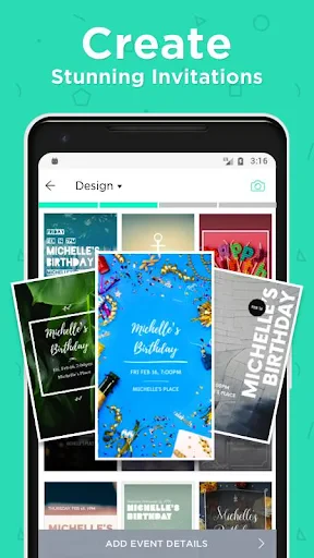 Hobnob - Invitation Card Maker screenshot