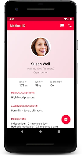 Medical ID (premium) screenshot
