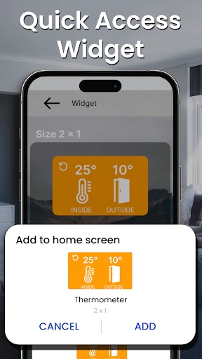 Room Temperature Thermometer screenshot