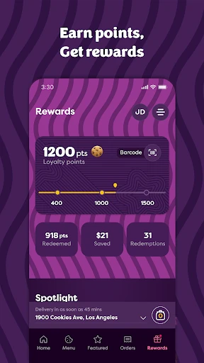 Insomnia Cookies screenshot