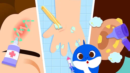 Baby Shark Hospital Play: Game screenshot