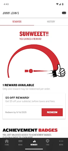 Jimmy John's Sandwiches screenshot