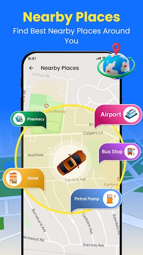 GPS Earth Maps Live Navigation screenshot