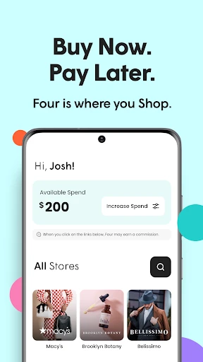 Four | Buy Now, Pay Later screenshot