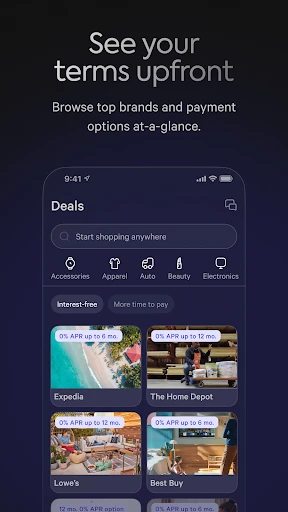 Affirm: Buy now, pay over time screenshot