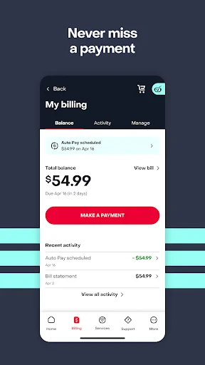 MyFrontier screenshot