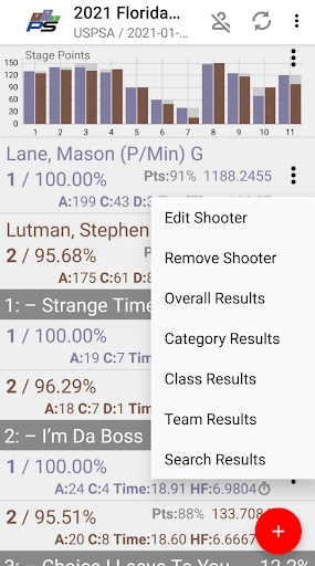 PractiScore Competitor screenshot