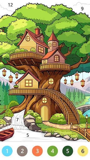 Vivid Color Paint By Number screenshot