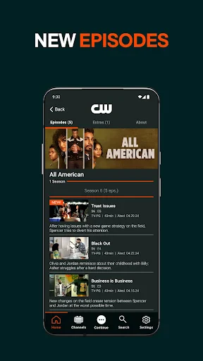 The CW screenshot
