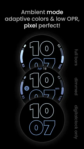Outlined Watch Face screenshot