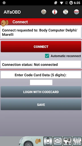 AlfaOBD screenshot