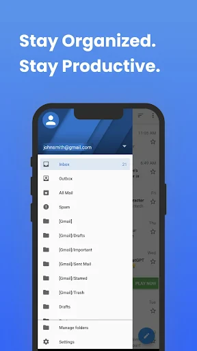 Inbox Homescreen screenshot