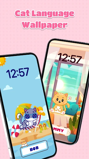 DIY Cat Language Wallpaper screenshot