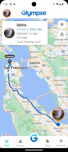 Glympse - Share GPS location screenshot