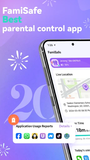 Parental Control App- FamiSafe screenshot
