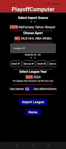 PlayoffComputer screenshot