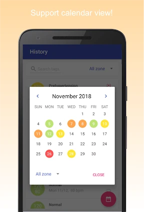 Blood Pressure Diary screenshot