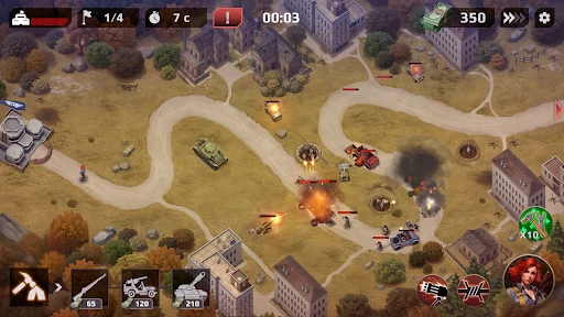 WWII Defense: RTS Army TD game screenshot
