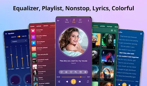 Music player screenshot