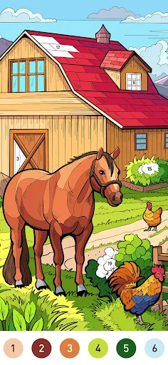 Country Farm Coloring Book screenshot