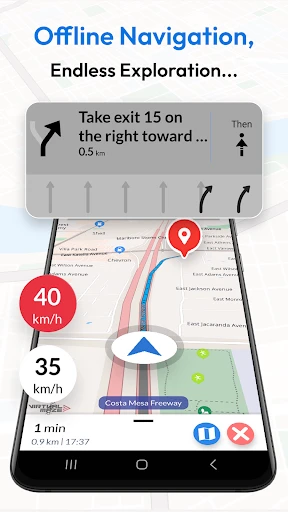 Offline Map Navigation screenshot