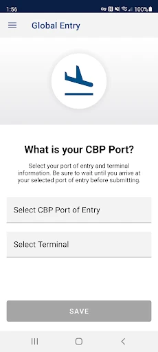 Global Entry screenshot