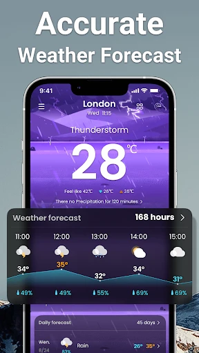Weather: Live radar & widgets screenshot