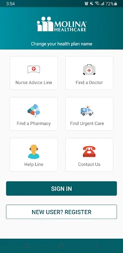 My Molina screenshot