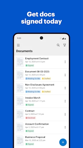 signNow: Sign & Fill PDF Docs screenshot