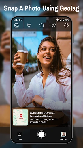 Tagofy - Geotag Map Camera screenshot