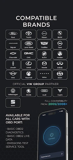 Carista OBD2 screenshot