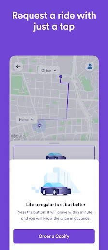 Cabify screenshot