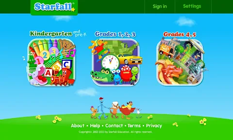 Starfall screenshot