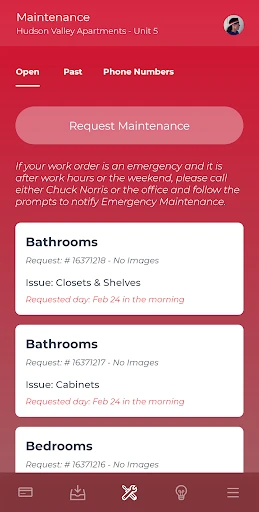 Resident Portal screenshot
