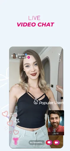 Cafe - Live video chat screenshot