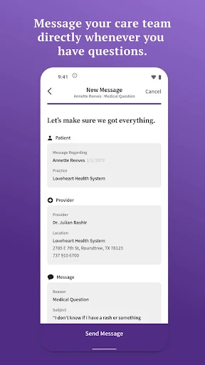 athenaPatient screenshot