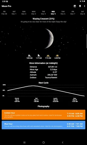 My Moon Phase Pro screenshot